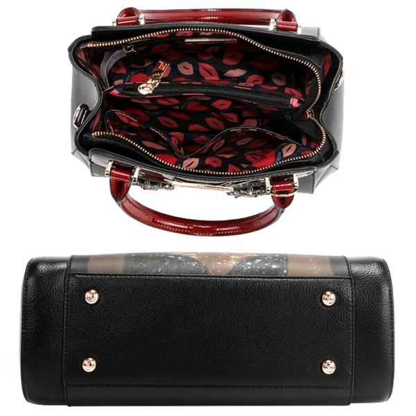 NICOLE LEE SAMANTHA LA BELLEZA SATCHEL BAG