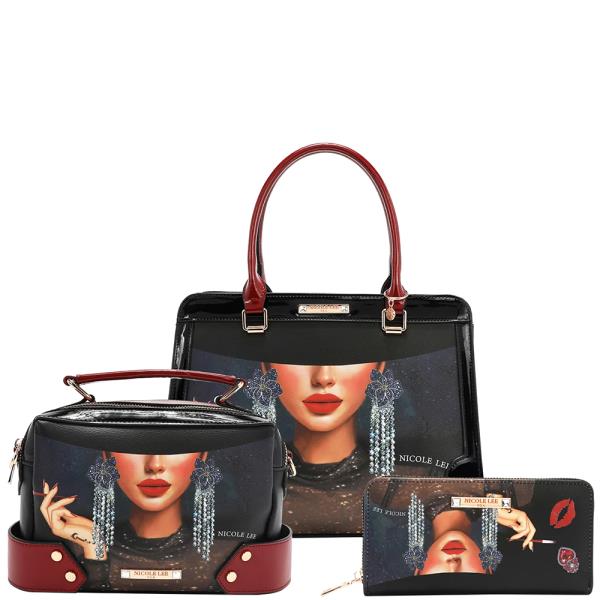 NICOLE LEE SAMANTHA LA BELLEZA 3 PIECE SET