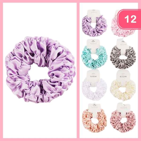 HAIR SCRUNCHIES (12 UNITS)