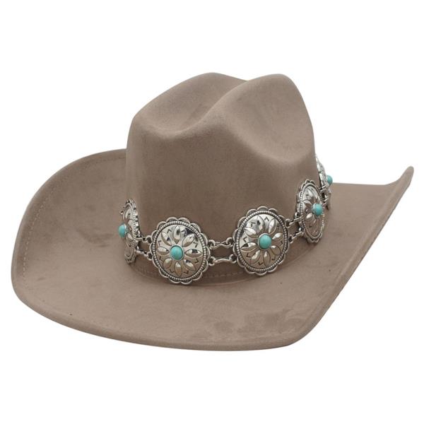 SOUTHWESTERN CIRCLE CONCHO COWBOY HAT