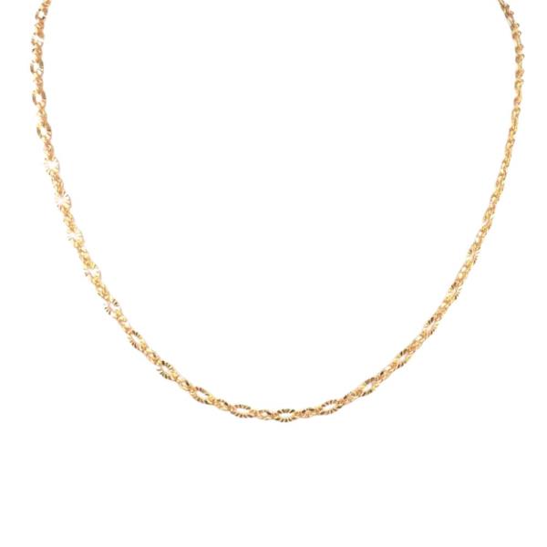 DAINTY 18K GOLD DIPPED CHAIN NECKLACE