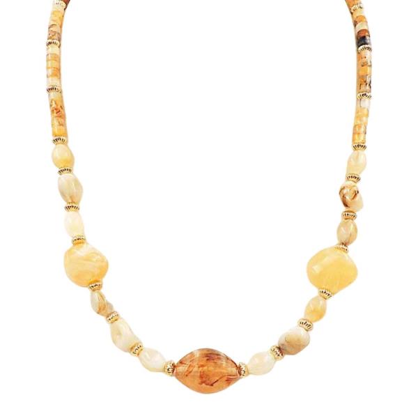 ACETATE MIXED BEAD NECKLACE