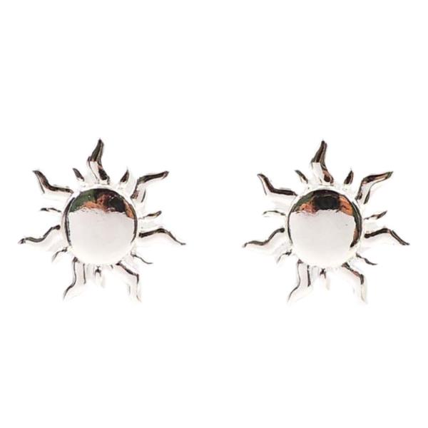 SUN SHAPE METAL EARRING
