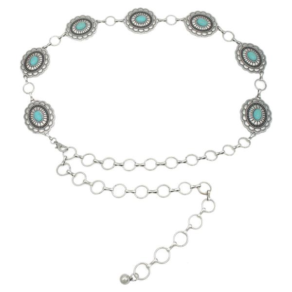 SW BLOOM CIRCLE LINK CHAIN BELT
