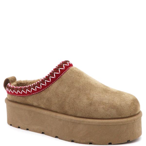 SLIP ON FAUX FUR INSIDE 12 PAIRS