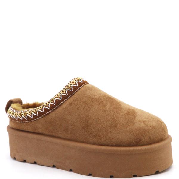 SLIP ON FAUX FUR INSIDE 12 PAIRS