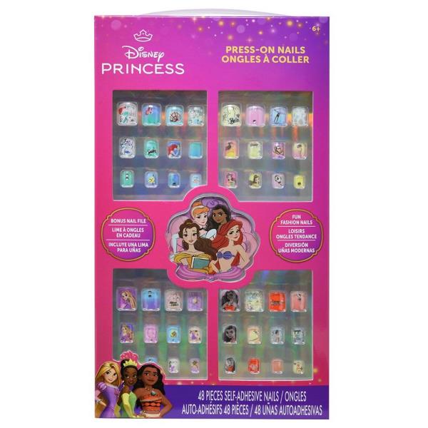 DISNEY PRINCESS CHARACTER PRESS ON NAIL SET