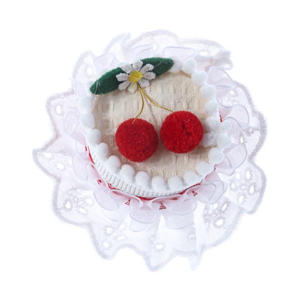 LACE CHERRY DETAIL HAIR PIN