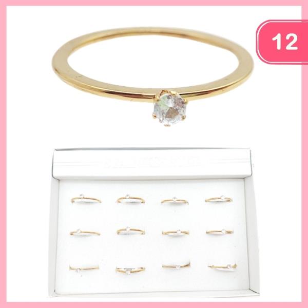 STAINLESS STEEL RING (12 UNITS)
