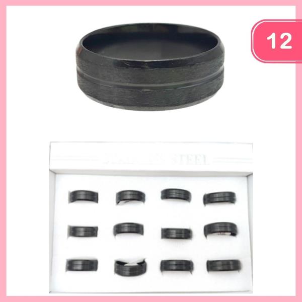 STAINLESS STEEL RING (12 UNITS)