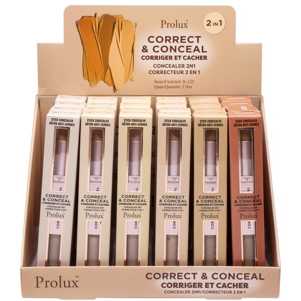 PROLUX 2IN1 CORRECT AND CONCEAL (24 UNITS)
