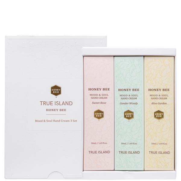 TRUE ISLAND HONEY BEE MOOD AND SOUL HAND CREAM 3 SET
