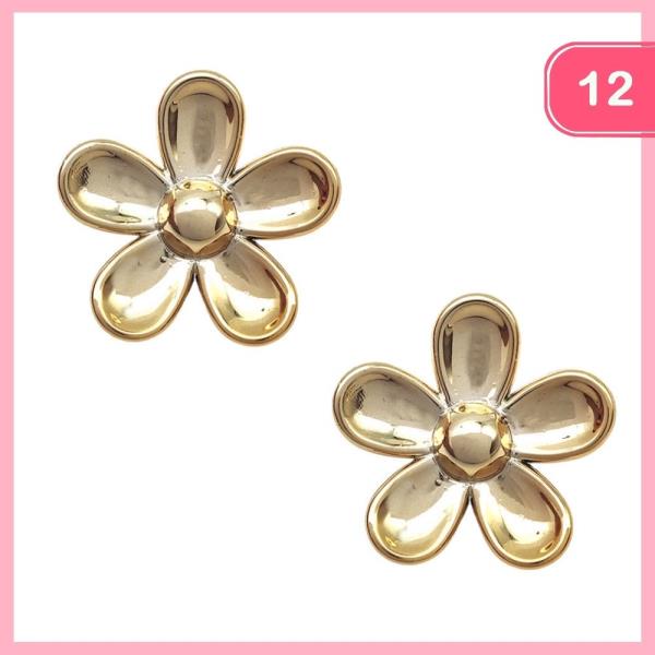 FLOWER POST EARRING (12 UNITS)