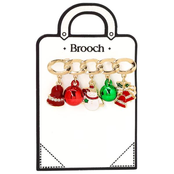 CHRISTMAS CHARM BROOCH