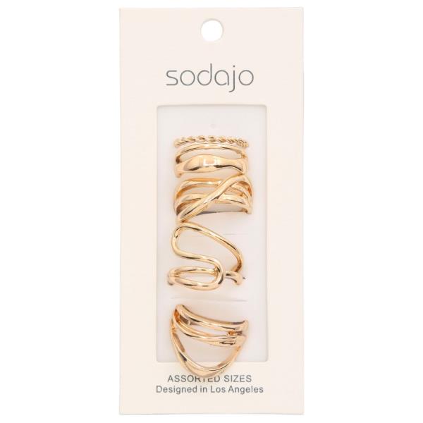 SODAJO SWIRL METAL ASSORTED RING