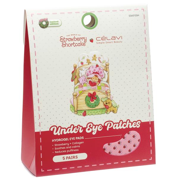 CELAVI X STRAWBERRY SHORTCAKE UNDER EYE PATCHES 5 PAIRS