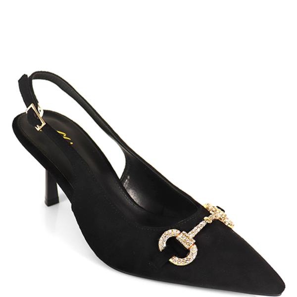 RHINESTONE CHAIN BUCKLE SLING BACK 12 PAIRS