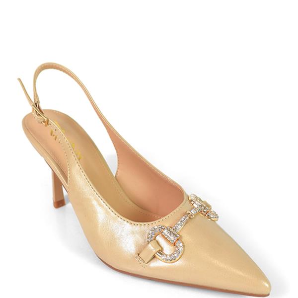 RHINESTONE CHAIN BUCKLE SLING BACK 12 PAIRS