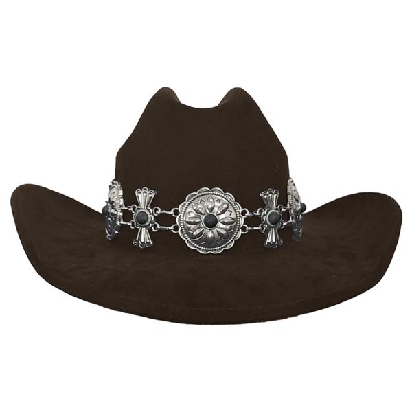 SOUTHWESTERN CIRCLE CONCHO COWBOY HAT
