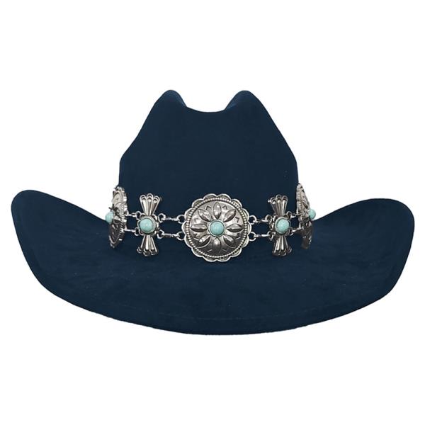 SOUTHWESTERN CIRCLE CONCHO COWBOY HAT