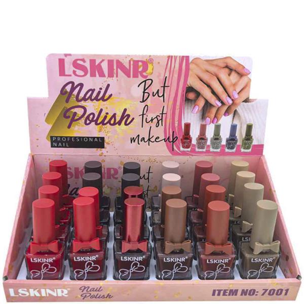 LSKINR BUT FIRST MAKEUP NAIL POLISH (24 UNITS)