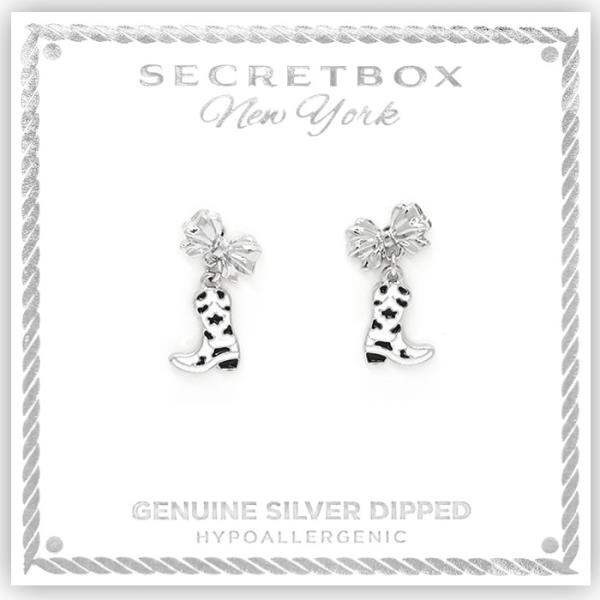 SECRET BOX BOW BOOTS EARRING