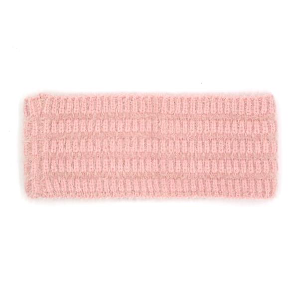 FUZZY CABLE KNIT HEADBAND