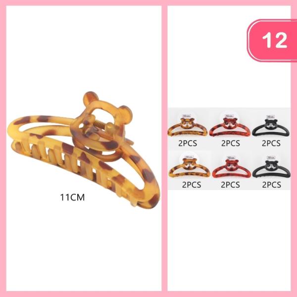 CUTE HAIR CLAW CLIP (12 UNITS)