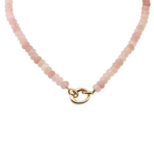 COLOR BEADED TOGGLE CLASP NECKLACE