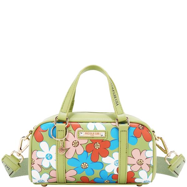 FLORAL POP MINI BOSTON BAG
