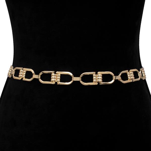 METAL FASHION DESIGN HOOK BELT