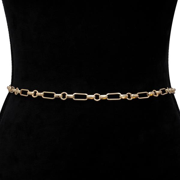 OPEN METAL LINK HOOK BELT