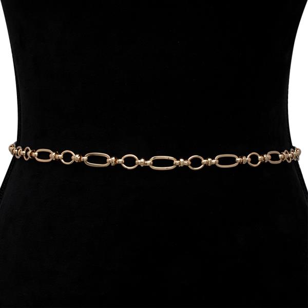 OPEN METAL LINK HOOK BELT