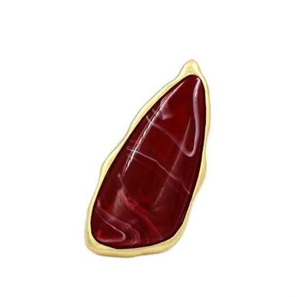 ACETATE STONE METAL RING