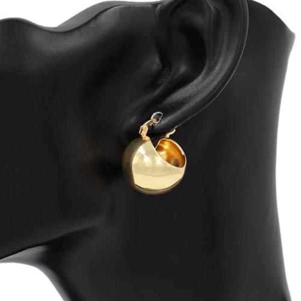 BUBBLE METAL HOOP EARRING
