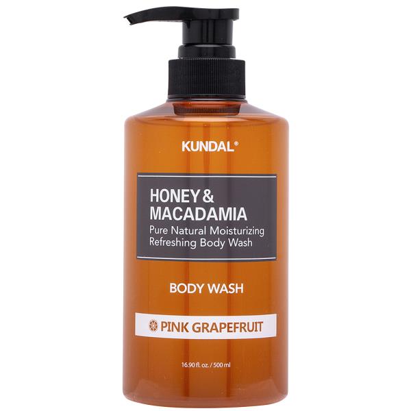 KUNDAL HONEY AND MACADAMIA PURE NATURAL MOISTURIZING REFRESHING BODY WASH PINK GRAPEFRUIT