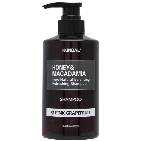 KUNDAL HONEY AND MACADAMIA PURE NATURAL BALANCING REFRESHING SHAMPOO PINK GRAPEFRUIT