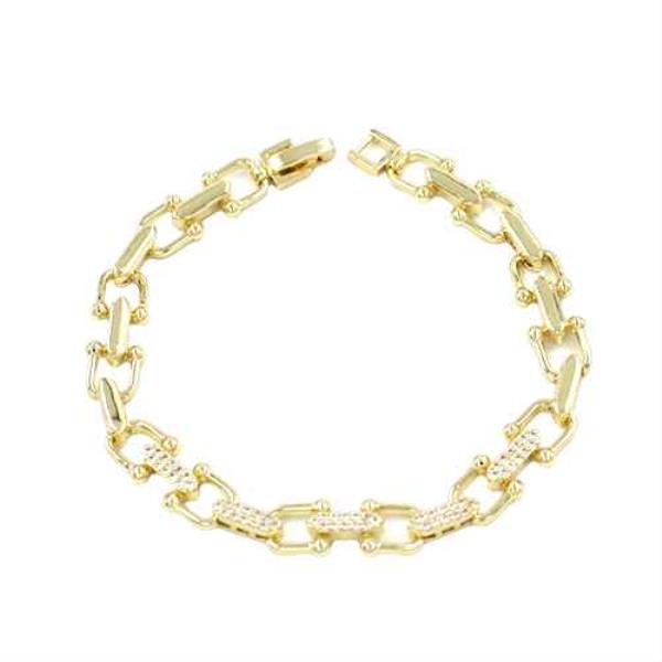 U LINK METAL RHINESTONE BRACELET