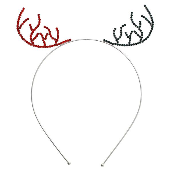 RHINESTONE CHRISTMAS ANTLERS HEADBAND