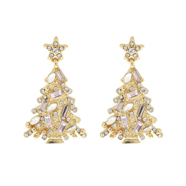 CHRISTMAS TREE STAR EARRING