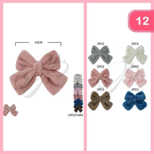 FUSSY HAIR BOW (12 UNITS)
