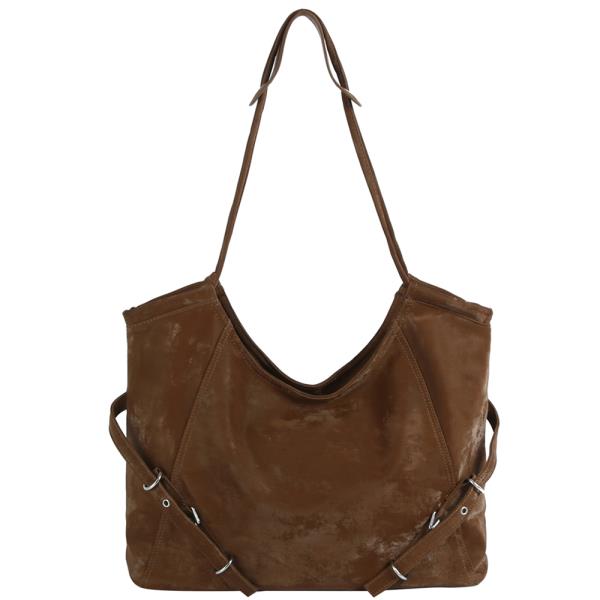 TEXTURED CHIC SHOULDER TOTE BAG
