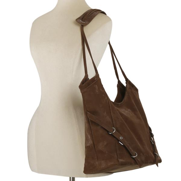 TEXTURED CHIC SHOULDER TOTE BAG