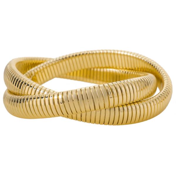 OMEGA CHAIN TWISTED BRACELET