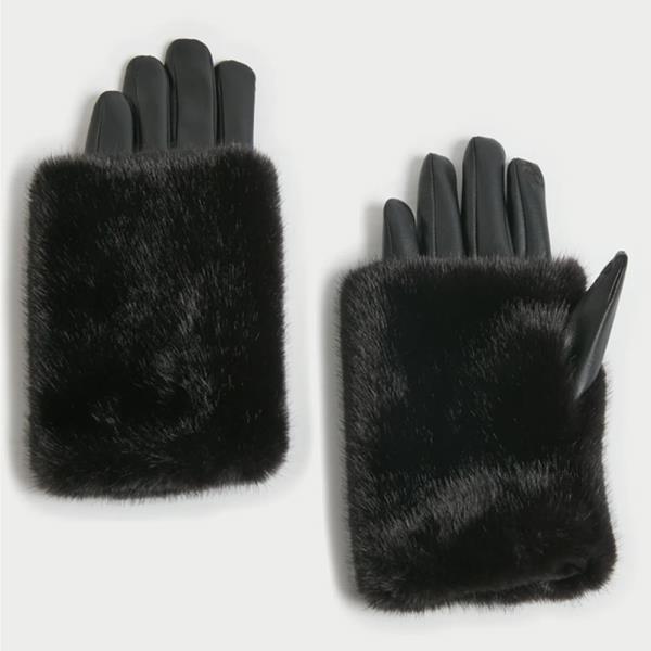 LUXE FUR OVERLAY GLOVES