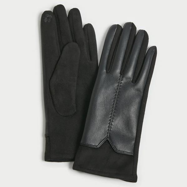 STITCH DETAIL PANEL GLOVES