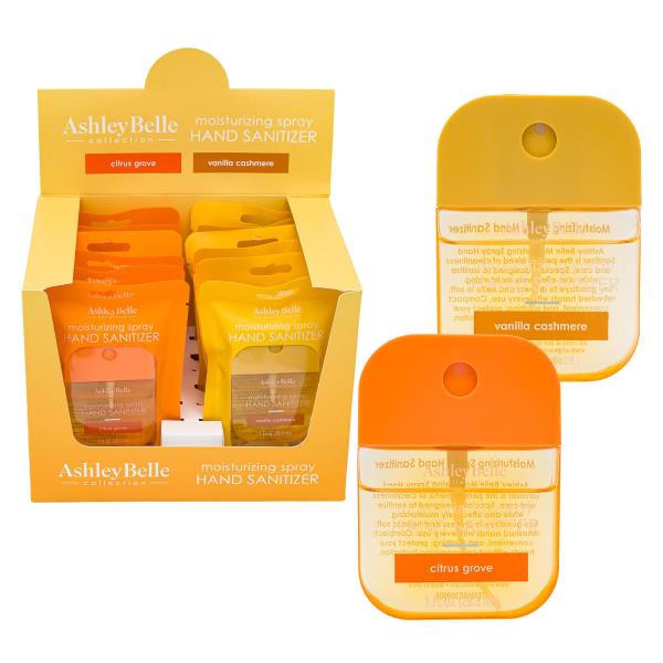 ASHLEY BELLE MOISTURIZING SPRAY HAND SANITIZER SET