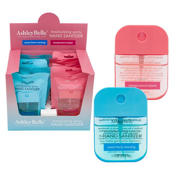 ASHLEY BELLE MOISTURIZING SPRAY HAND SANITIZER SET