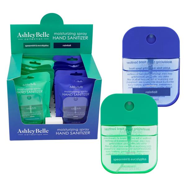 ASHLEY BELLE MOISTURIZING SPRAY HAND SANITIZER SET