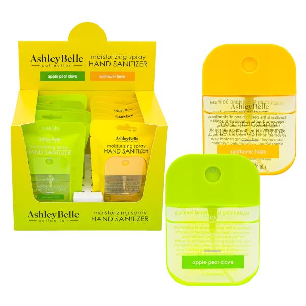 ASHLEY BELLE MOISTURIZING SPRAY HAND SANITIZER SET